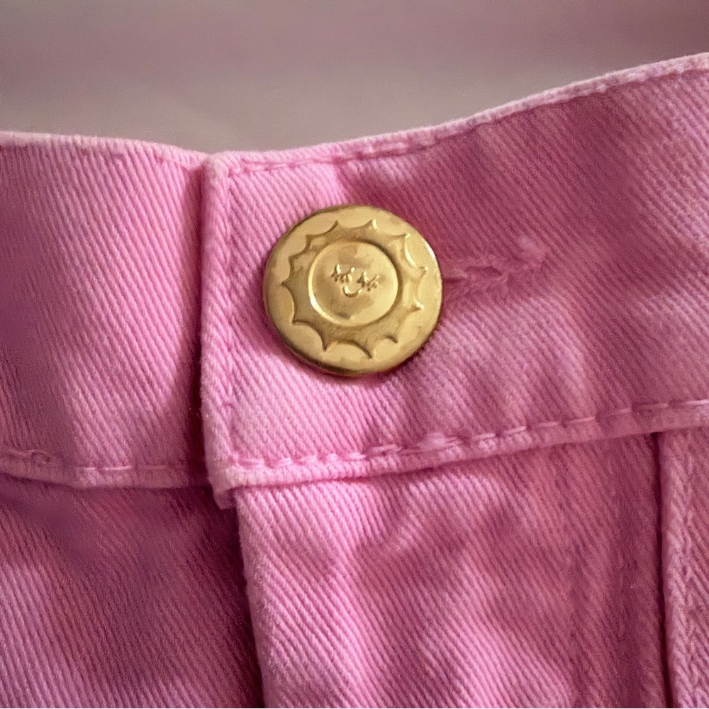 Big Bud Press Smiley Face Pants - Pink & Yellow - Picture 4 of 5